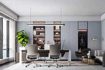 泉州轻奢风格-书房