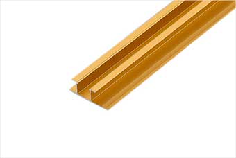 泉州航空纤维墙咔铝合金带灯中条（钛金氧化）