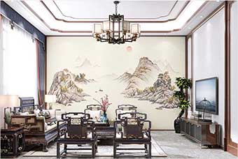 泉州森佰汇航空纤维墙咔(巴山蜀水)