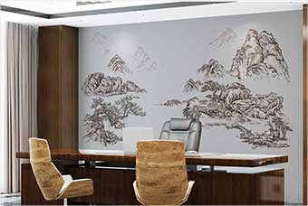 泉州森佰汇航空纤维墙咔（山水之间）